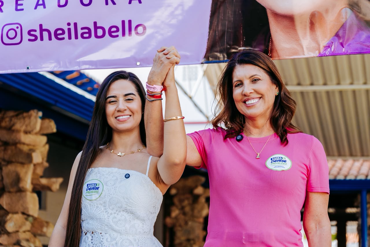 Sheila Bello apresenta Denise Menezes à lideranças e diz que campanha para elegê-la será desafio inédito