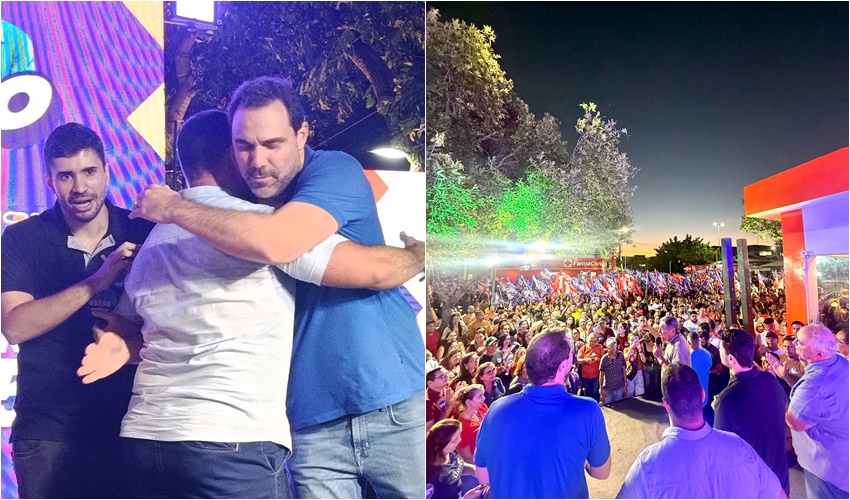 Galinho declara voto em Adolfo e Jordávio e termina ato político anunciando vitória de Jerônimo