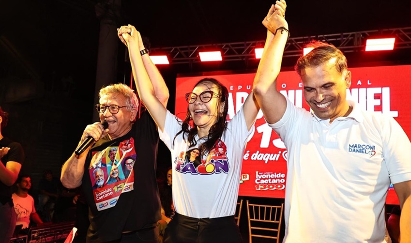 Com presenças de Ivoneide e Caetano, Marconi Daniel inaugura comitê mostrando força, popularidade e renovação do eleitorado petista