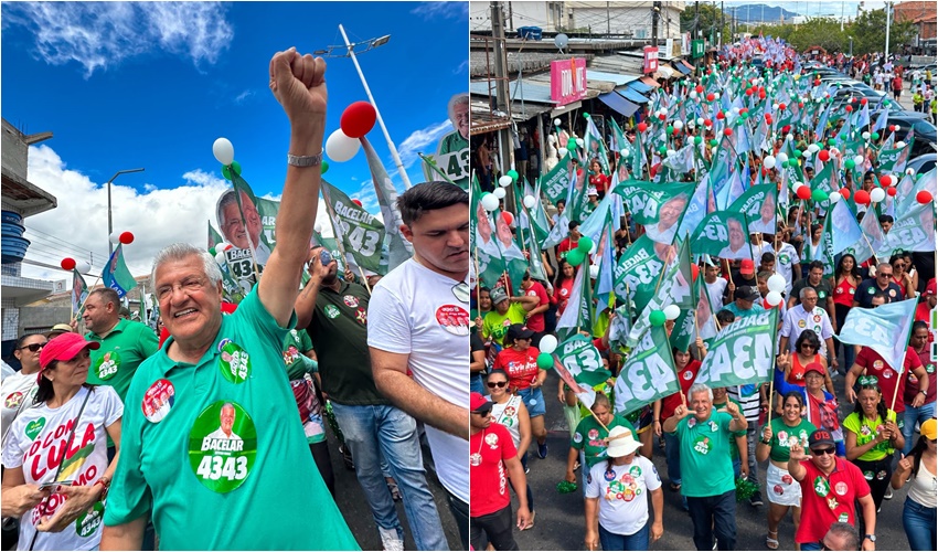 Bacelar tem o apoio de 6 prefeitos na região e um feito singular: forte na periferia, urbana, e no interior, área rural